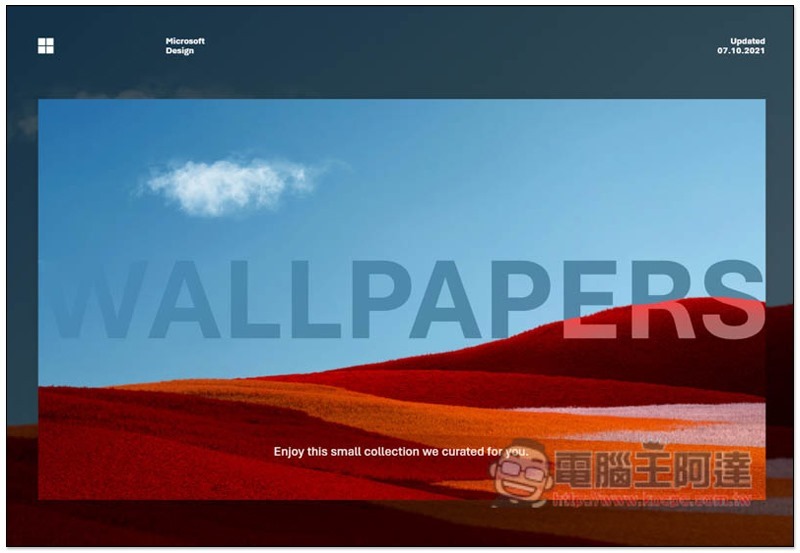 Microsoft Design 提供各種微軟官方設計高品質桌布，接龍、surface 系列、小畫家等都有 Line購物