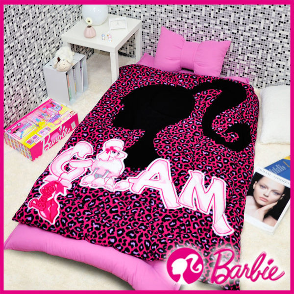【Barbie】東京豹紋-波拉絲時尚冬被《Tokyo Leopard 《神秘黑芭比》》