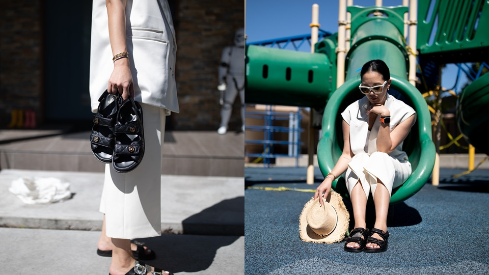 小香的LOGO非常別致，低調又不失奢華。