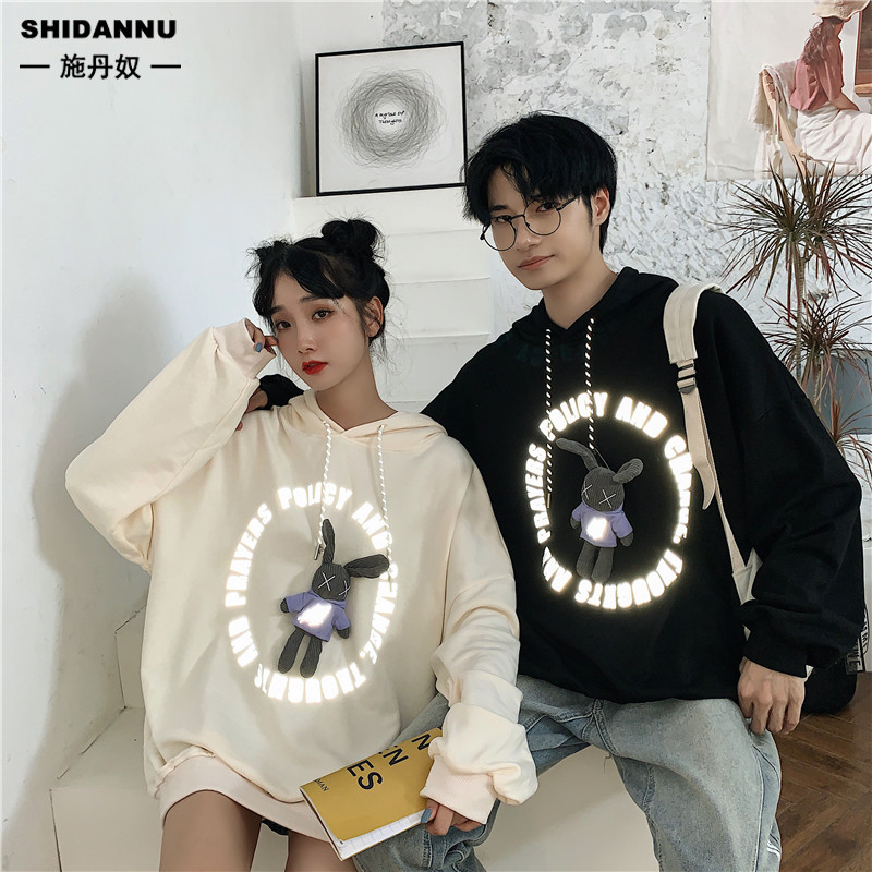 商品詳情材質: 棉+聚酯纖維棉含量: 30%(含)-49%(含)尺碼: 2XL XL L M圖案: 字母風格: 通勤領型: 連帽顏色: 黑色 杏色版型: 寬鬆服裝款式細節: 套頭款式: 套頭—————