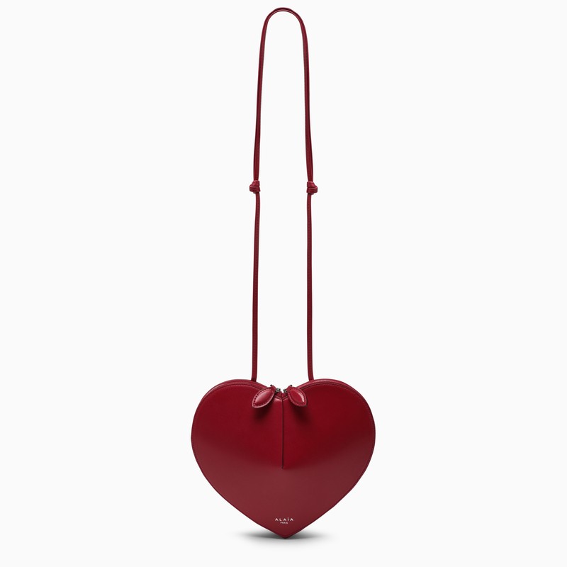 Le Coeur red leather bag