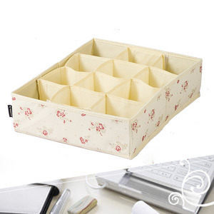 12格DIY收納盒30x11x42cm桌上收納盒.置物盒.儲物盒.領帶盒.小集盒.推薦哪裡買專賣店