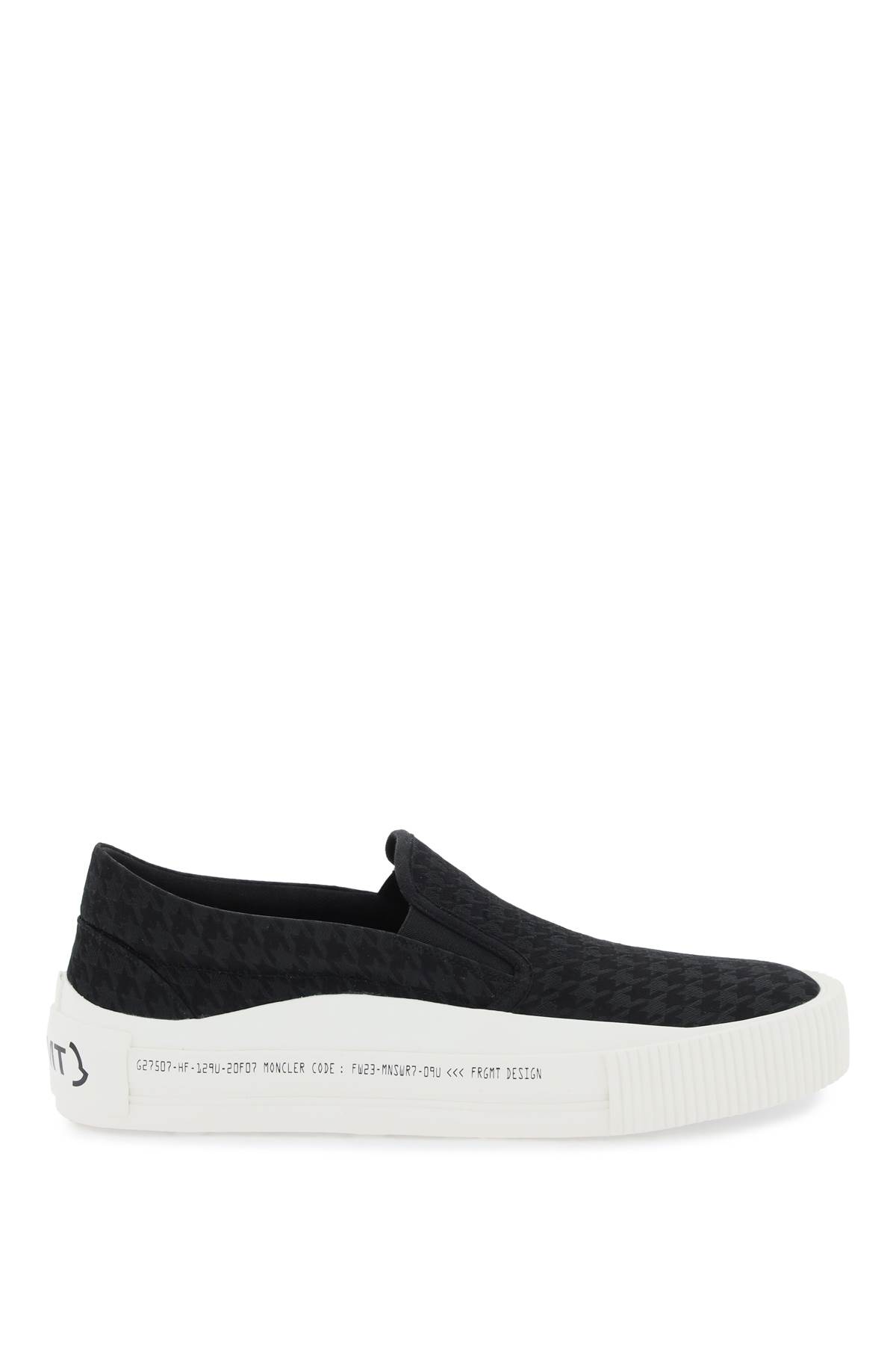 Moncler Genius Houndstooth Canvas Sneakers