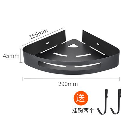 浴室置物架 浴室置物架免打孔衛生間不銹鋼沐浴露三角架淋浴房壁掛式收納掛籃『LM699』