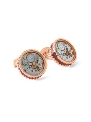 From the Skeleton Gear Collection. Intricate vintage movement has seventeen stunning jewels which al