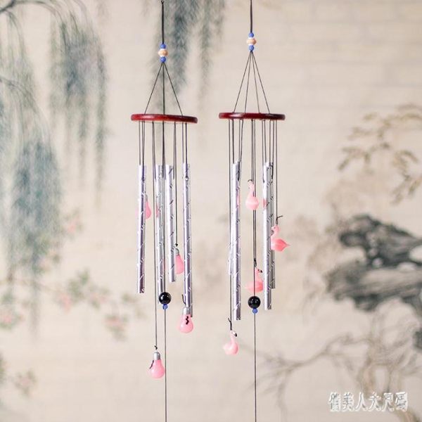 創意風鈴掛飾金屬風鈴管戶外樹上吊飾禮物門窗店鋪掛鈴