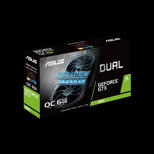 【商品特色】ASUS Dual GeForce® GTX 1660 OC版 6GB GDDR5 EVO 具備高更新率，提供絕佳的FPS遊戲優勢。GeForce® GTX 1660 具有獲獎無數的 NV