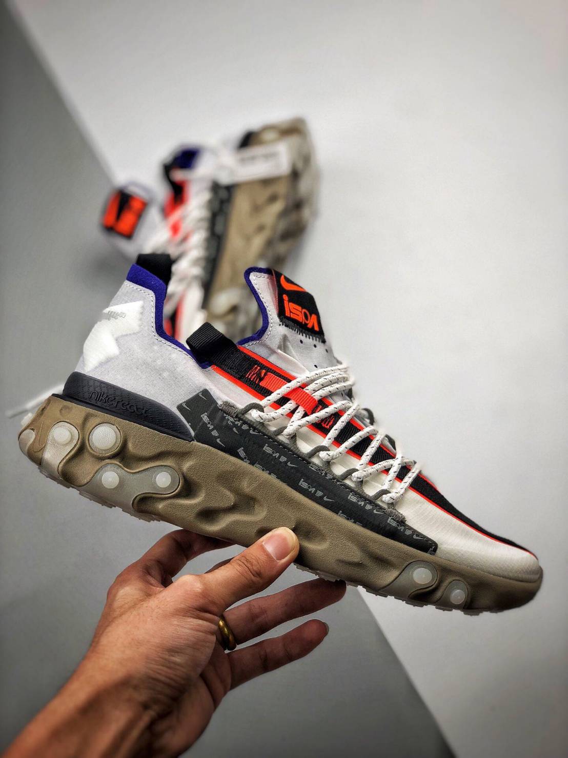 NIKE React LW WR Mid Low ISPA 毒液 高橋盾機能跑鞋 情侶款