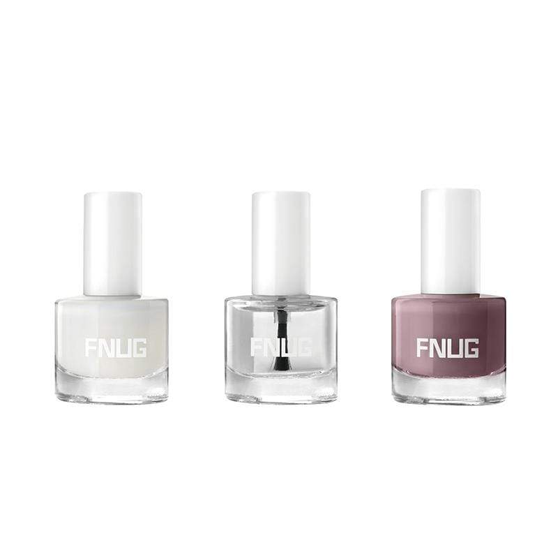 【經典三件組】北歐保養護甲油/亮甲油 + 永恆基調純色指甲油