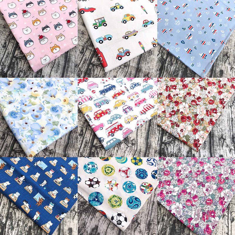 兜兜布料太多，無法全部製作，為方便大家，開放選布哦！ 布料都是日本、韓國、台布 製作商品有 蛋兜、雲朵兜、花兜，圓兜，360度圓兜、花兜，奶嘴防塵套，立體蝴蝶結髮帶，安撫巾，背帶口水巾，大腸圈髮束、交