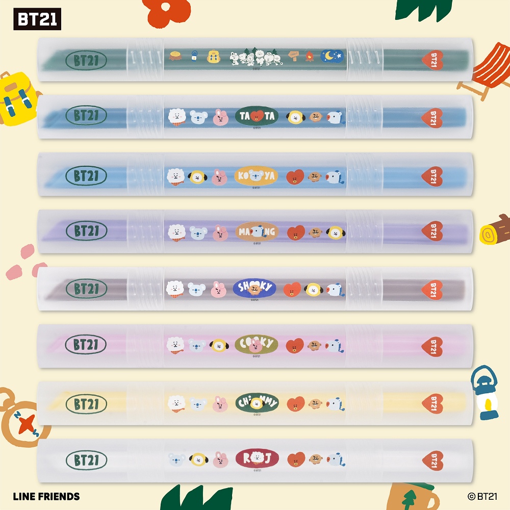 【任選最高享85折】BT21 吸吸管（8款／THE GREEN PLANET系列）