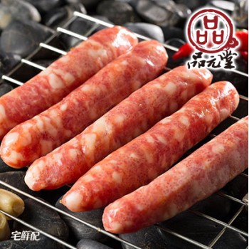 【宅鮮配】品元堂 飛魚卵香腸5入(300g/包)