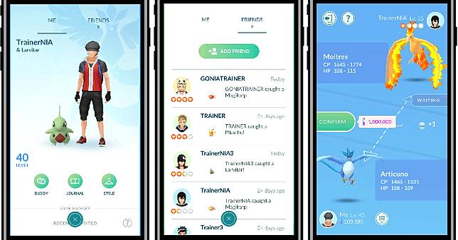 Pokemon Go 將推朋友與交易功能 可互相贈禮並交換傳說寶可夢 4gamers Line Today