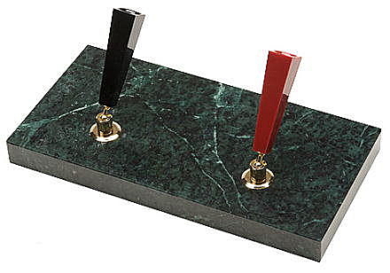 PLATINUM白金牌大理石2孔桌上型筆座*DPD-5000D