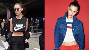 運動褲也能穿出 Sexy！看 Bella Hadid 親身示範！
