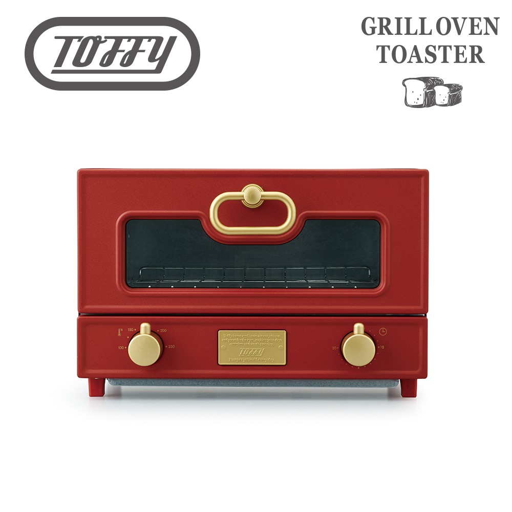 Toffy Oven Toaster 日本電烤箱-復古紅 生活工場