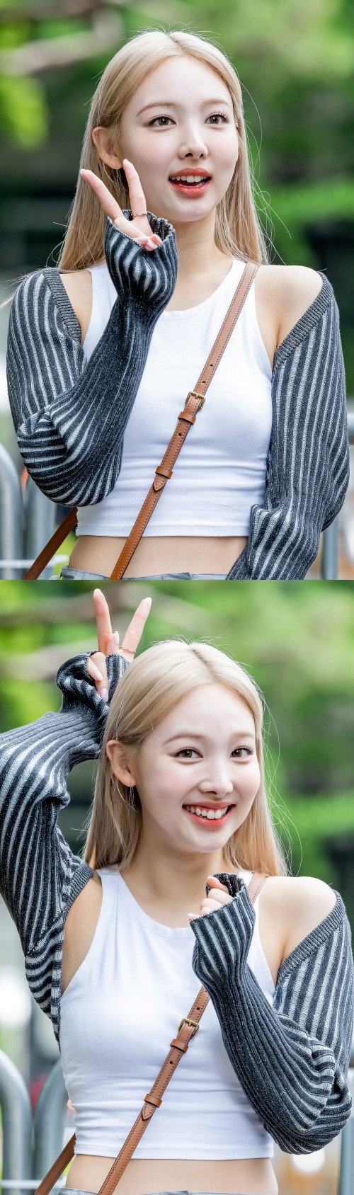 TWICEナヨン、クロップドトップスで“ヘルシーな肌見せ”！「どタイプ