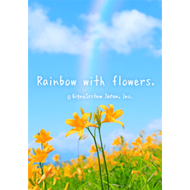 Rainbow with Flowers