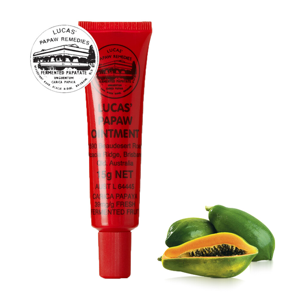 澳洲木瓜霜 lucas papaw ointment 原裝進口正貨 (15g/瓶共1入)