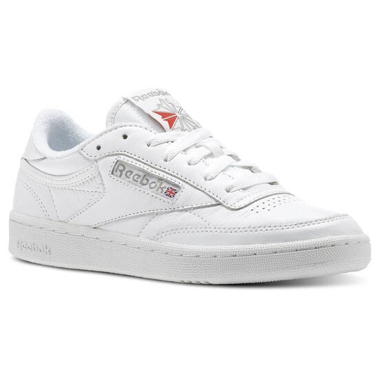 REEBOK CLUB C 85 ARCHIVE 女鞋 休閒 復古 皮革 白 灰【運動世界】CN0907