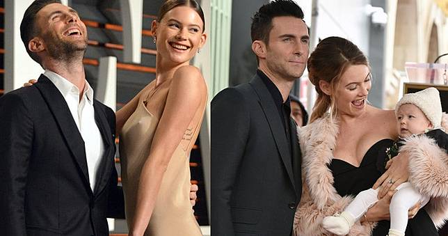 史上最閃 魔力紅主唱的亞當李維超模辣妻爆兩人相戀經過 還沒見面就愛上對方了 Juksy街星 Line Today