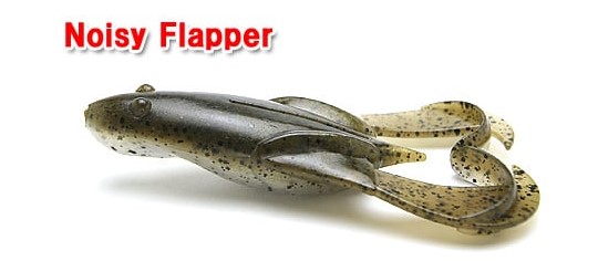 ノーシンカーでスローに引ける ケイテックのバジングフロッグ ノイジーフラッパー