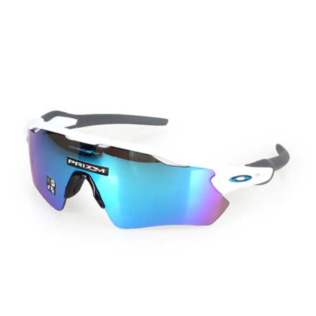 OAKLEY RADAR EV PATH一般太陽眼鏡-附硬盒鼻墊 登山 抗UV 白藍 F