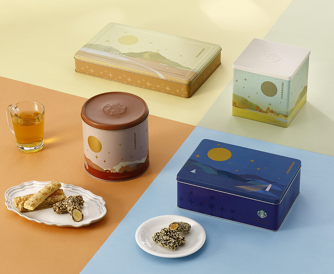 2023星巴克中秋禮盒：星巴克女神、經典貨櫃車變成禮盒太可愛，爽嗑月餅再享中秋優惠