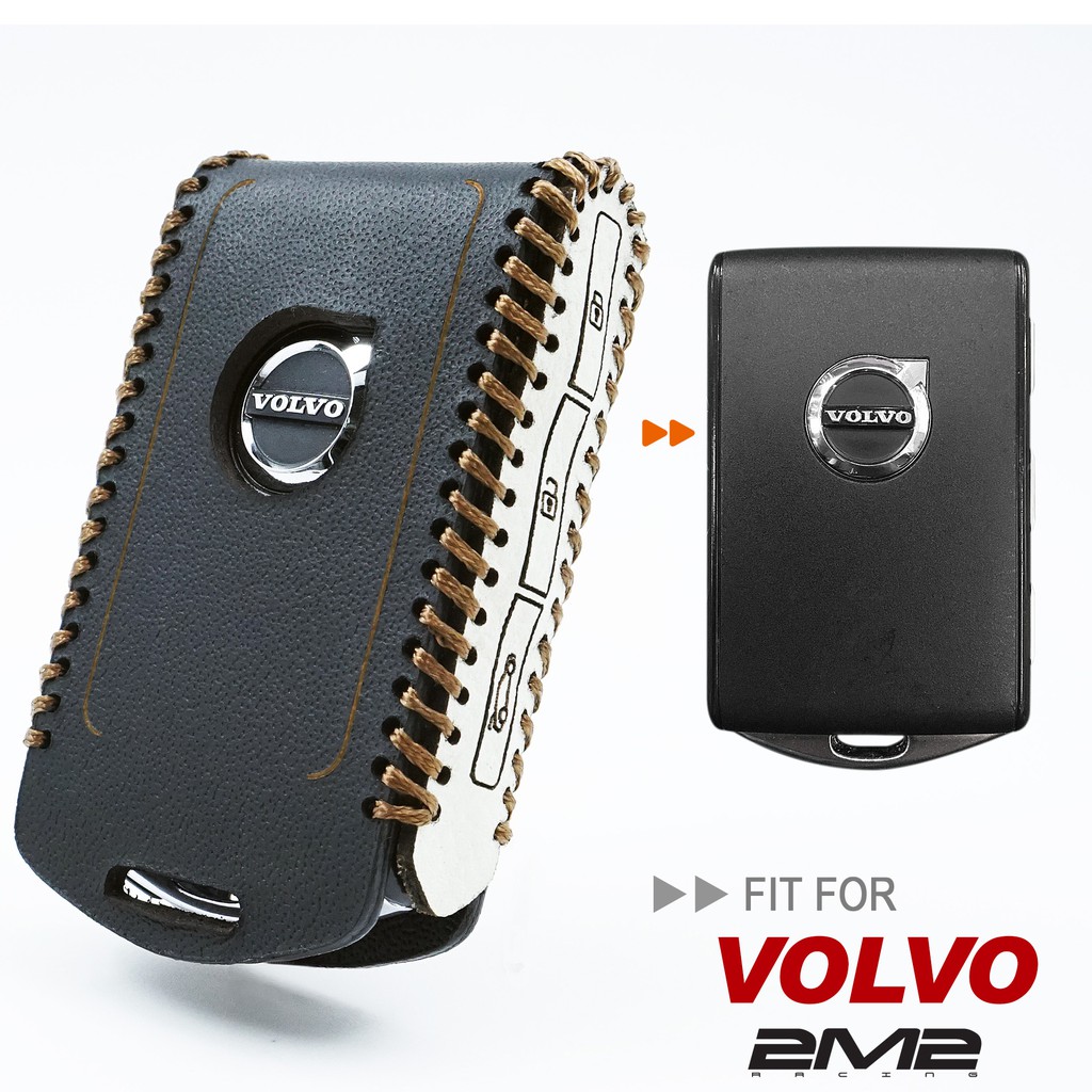 VOLVO 2019 xc90 S90 xc60 v60 v40 瑞典白 立體雙色 富豪汽車 晶片 鑰匙 皮套 智慧型