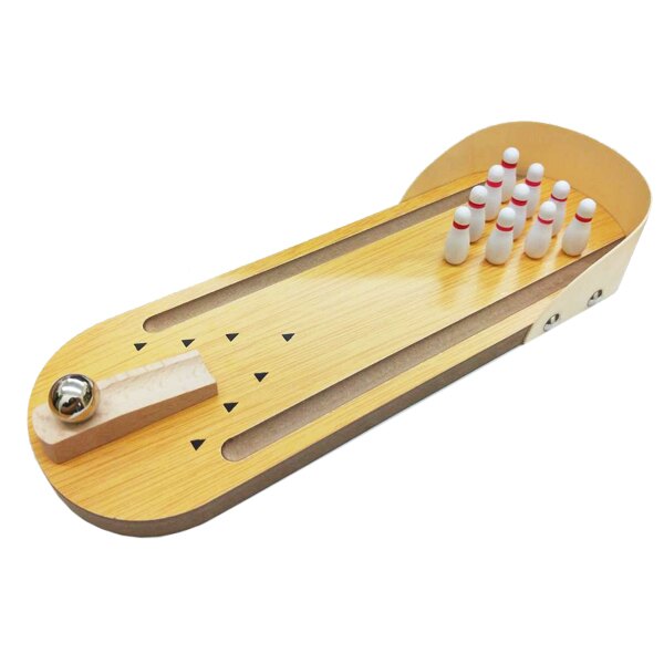 【aife life】A4210 木製保齡球組/團康桌遊競賽/居家外出戶外遊玩遊戲/親子同樂玩具/贈品禮品