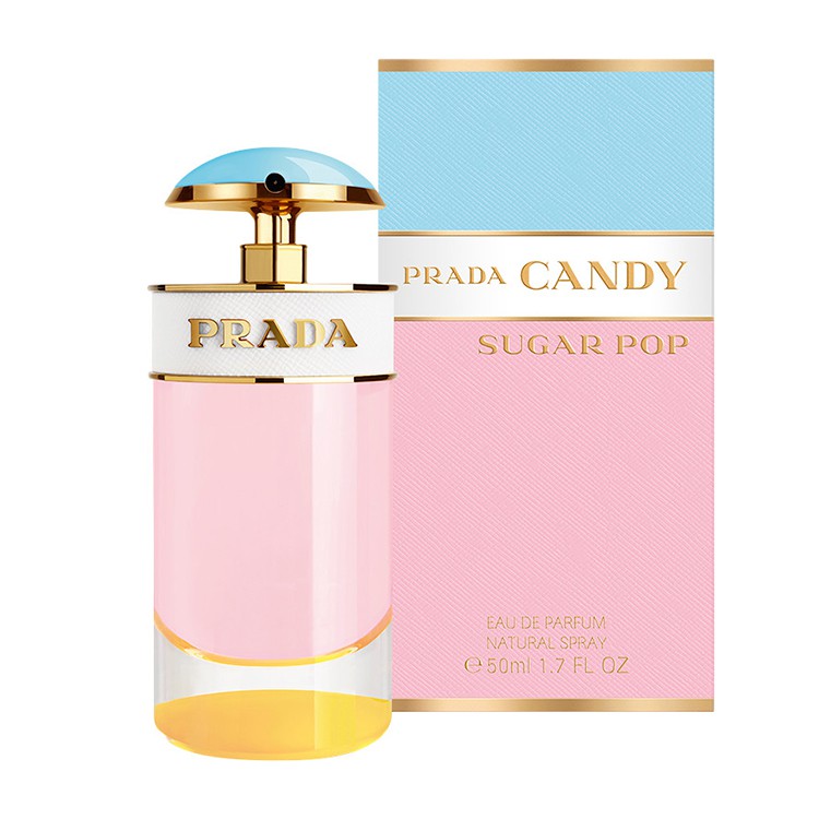【商品特色】就像馬卡龍般繽紛的色彩，內在呈裝的香味更是誘人。香師Daniela Andrier將柑橘、水蜜桃與獨特的蘋果香調、白色花卉和香草結合，並將經典Prada Candy瓶身設計染上水藍、鵝黃、