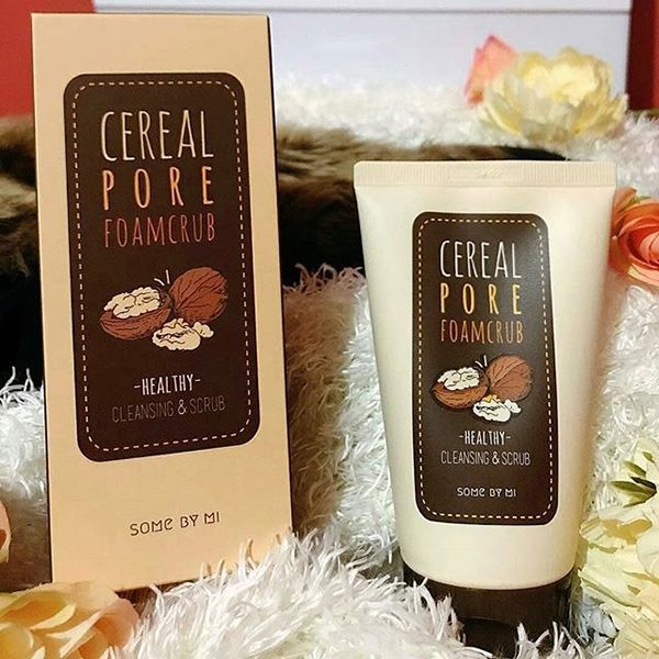 韓國 穀物磨砂泡沫洗面乳 100ml 深層清潔 收縮毛孔 溫和去角質 SOME BY MI