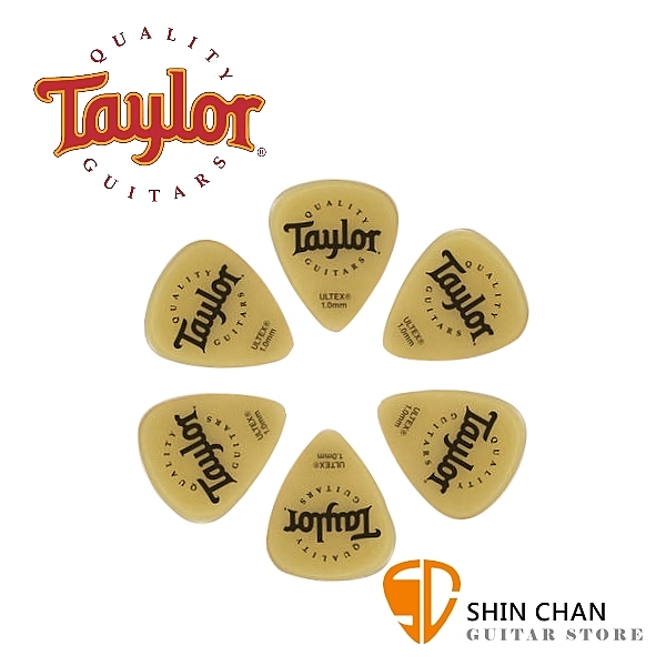 Taylor Ultex Pick 進口原廠彈片 6片裝/一包【厚度:1.0mm/1.14mm】
