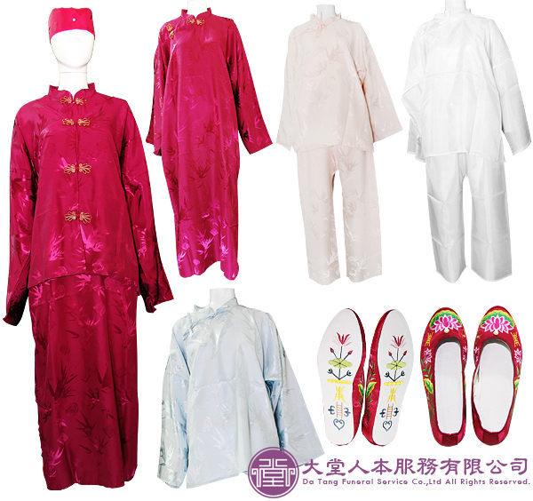 ◎做古者的衣著代表著生前的地位，財富。n◎壽終文化代表著德儀，尊嚴。n◎讓親人體面走完人生最後一程。