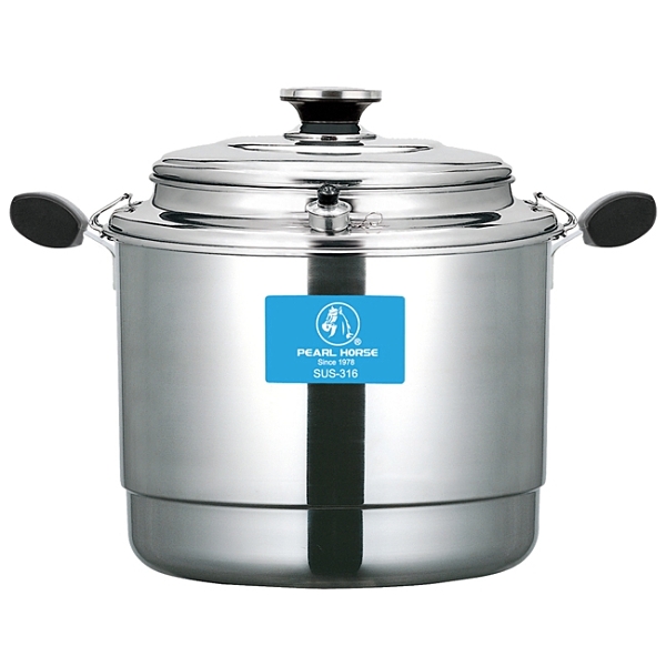 提煉雞湯、滷汁、高湯、蒸等多用途煉鍋 抗腐蝕、耐用性、耐酸鹼 材質316不鏽鋼製品 節省能源省錢好用