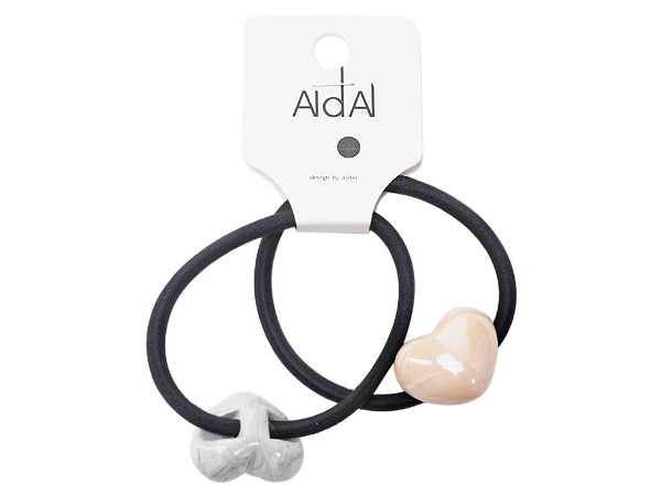 Dadaisun~AldAl快時尚髮束-愛心(2入) 顏色隨機出貨【D535604】髮飾/髮圈，還有更多的日韓美妝、海外保養品、零食都在小三美日，現在購買立即出貨給您。
