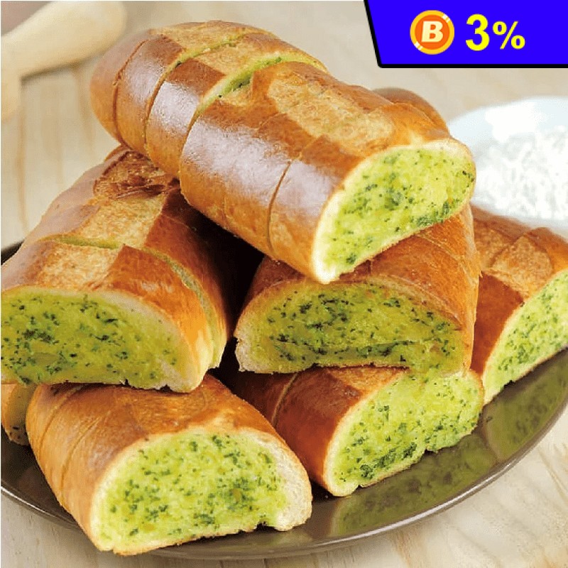 【查理布朗烘培】湯普斯大蒜麵包(3入/袋)