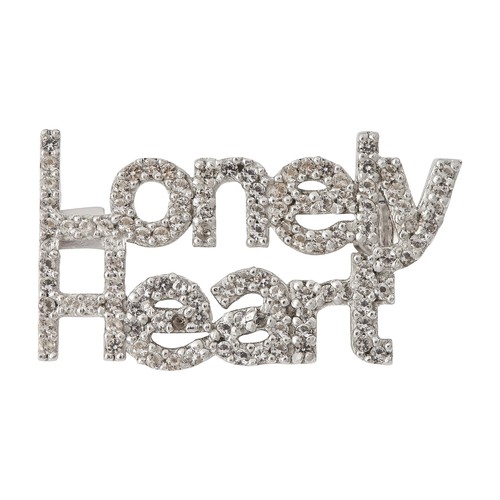 Lonely Heart Silver Brooch