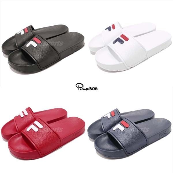FILA 拖鞋 復古 涼拖鞋 韓系 情侶鞋 經典LOGO 四色任選 男鞋 女鞋【PUMP306】