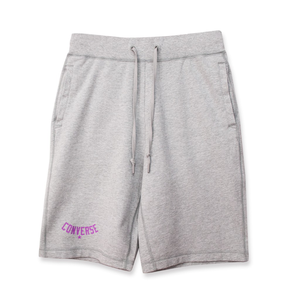 CONVERSE-ESSENTIALS LTWEIGHT男休閒短褲10005823-A06-灰