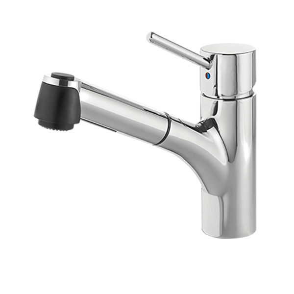 【甄禾家電】BEST貝斯特 HAMAT鉻色伸縮/花灑兩用水龍頭700161 滿2萬送 dayday不鏽鋼垃圾桶一個 價值1400