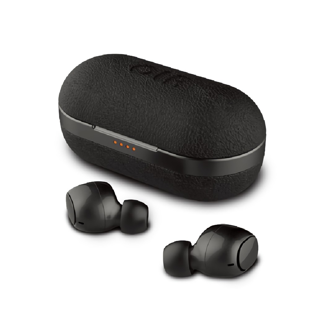 真無線藍牙耳機搭載高通 QCC3026高端藍牙晶片，原音重現，呈現寬廣音域，重低音渾厚有力。IPX7 結構防水等級絕佳的享受級音樂。簡約時尚充電座採用皮革包覆設計。擁有最佳質感！型號-BR928S重量
