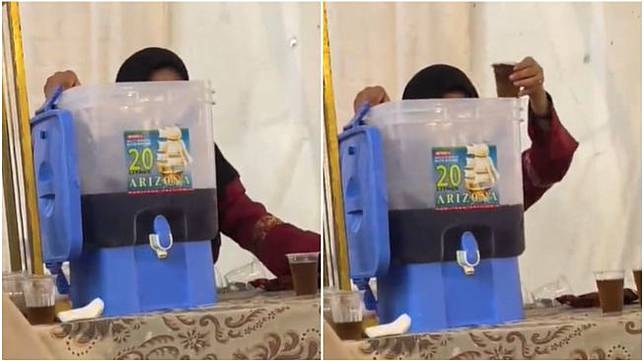 Viral Wanita Ambil Minuman di Nikahan dengan Cara Tak Biasa (TikTok)