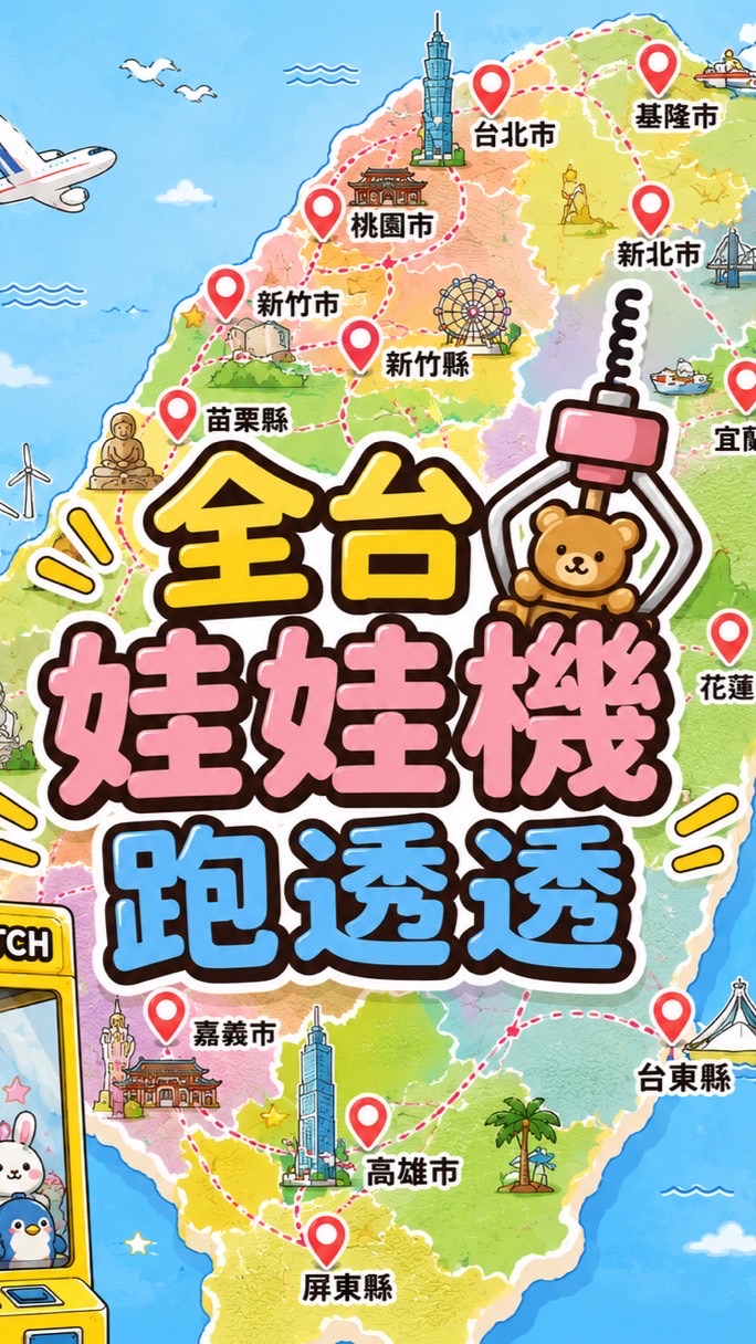 全台娃娃機跑透透