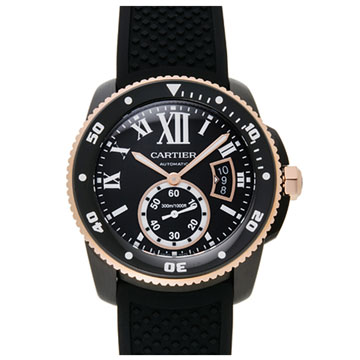 商品型號: W2CA0004卡地亞集當代與優雅一身卡地亞1904 MC型自動上鏈機械機芯18K玫瑰金刻面錶冠陶瓷可旋轉錶框 / 夜光指針 / 羅馬數字時標