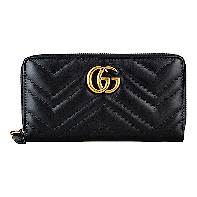 經典金屬雙G背面車線雙G造型採用精緻牛皮製作搭配帆布內襯多夾層方便好收納卡片以及紙鈔