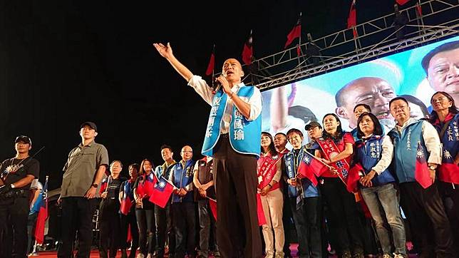 韓國瑜致詞溫情喊話 台南人挺民進黨挺夠久了
