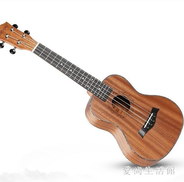 尤克里里 女男初學者學生成人女兒童櫻花23寸小吉他 QX13826 『愛尚生活館』