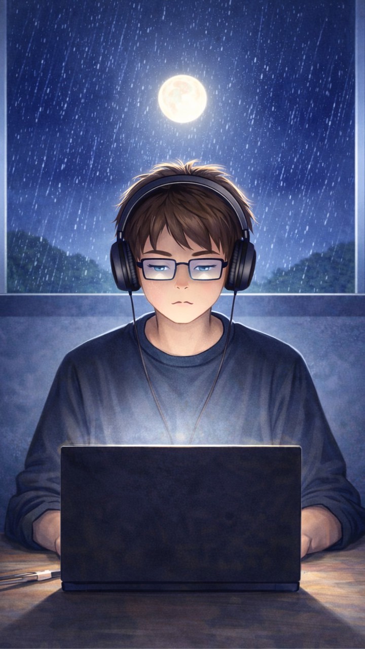 夜型人間の自習部屋🏠