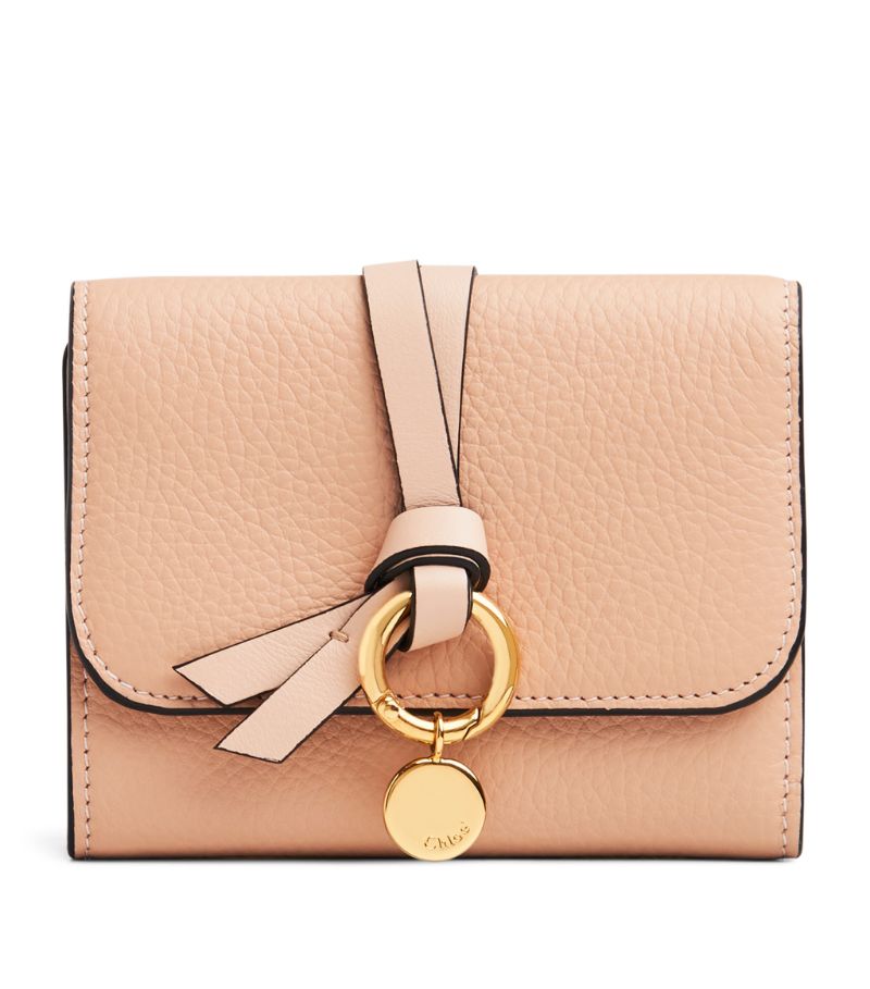 Chloé Leather Alphabet Tri-Fold Wallet